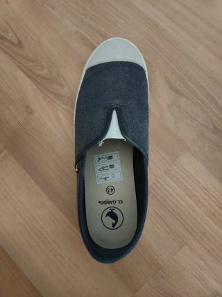 Alpargatas El Ganso Azul/Blanco Talla 43