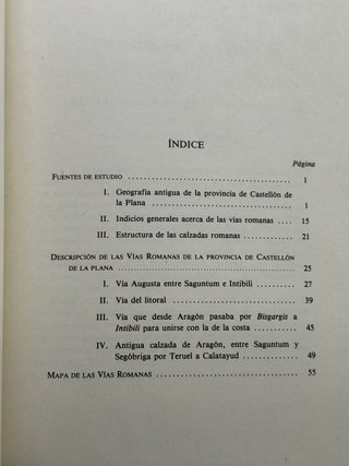 Vías romanas de la provincia de Castellón de la Plana - Anto