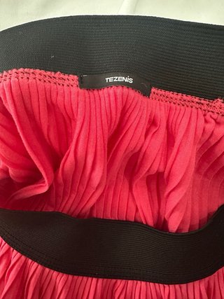 Saia plissada rosa Tezenis