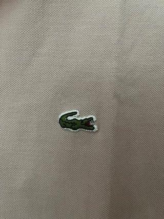 Polo Lacoste Rosa Talla L