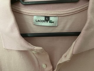 Polo Lacoste Rosa Talla L
