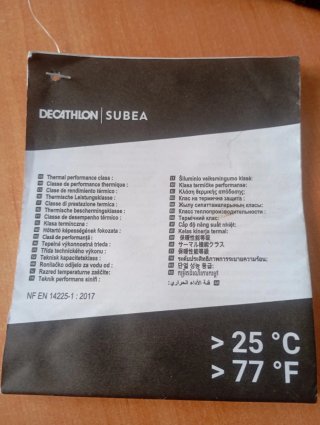 Guantes de neopreno 3mm Decathlon Suba