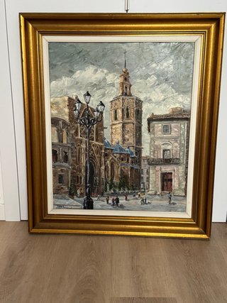 Cuadro Óleo Pl de la Virgen