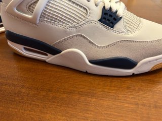 Air Jordan 4 Retro SB SP Blanco Azul navy Talla 44