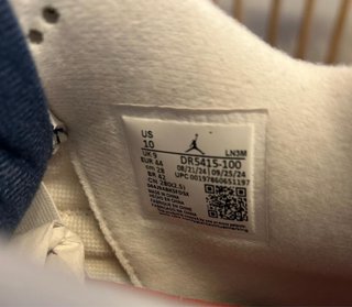 Air Jordan 4 Retro SB SP Blanco Azul navy Talla 44
