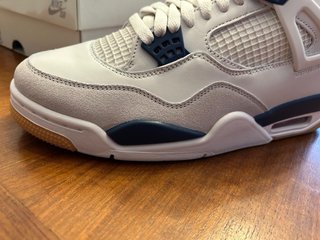 Air Jordan 4 Retro SB SP Blanco Azul navy Talla 44