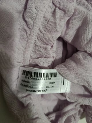 Top Zara romántico lazos S