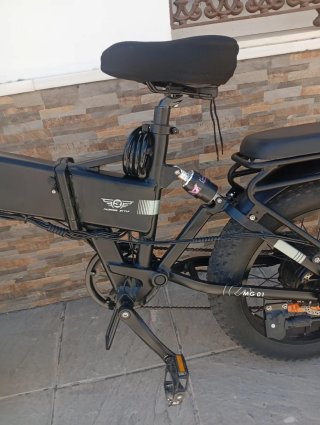 Bicicleta Eléctrica Ridstar Fat Bike Negra