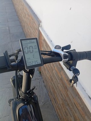 Bicicleta Eléctrica Ridstar Fat Bike Negra