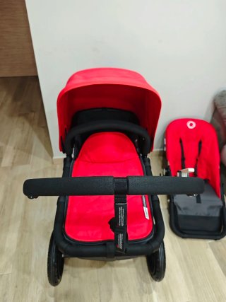 Cochecito Bugaboo Cameleon 2 Rojo/Gris