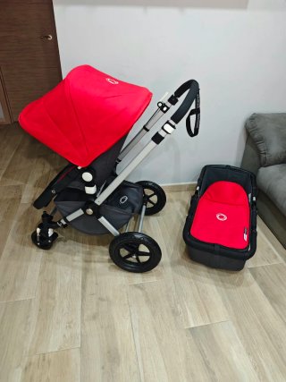 Cochecito Bugaboo Cameleon 2 Rojo/Gris
