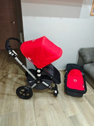 Cochecito Bugaboo Cameleon 2 Rojo/Gris