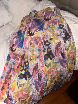 Falda hym Estampado Floral Multicolor