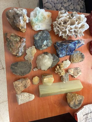 Gran colección de minerales, fósiles, corales y co