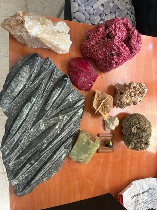 Gran colección de minerales, fósiles, corales y co