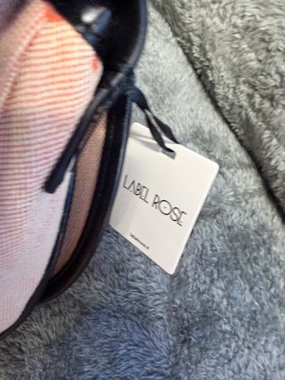 Borsa a tracolla Labelrose rosa e nera