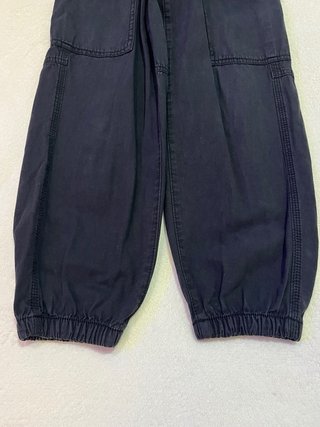 Pantalón Cargo Ancho Negro Bershka Talla 34 XS