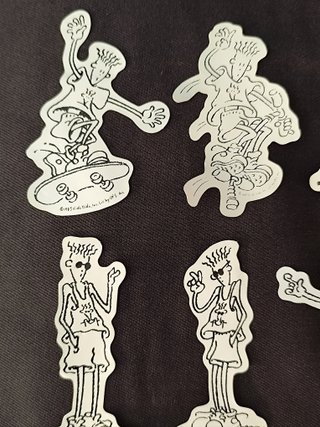 17 Pegatinas Vintage Fido Dido