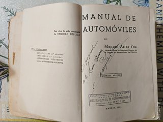 Manual Automóviles Arias-Paz 1946 7a Edición