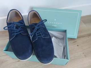Zapatos comunión niño Coconut azul.