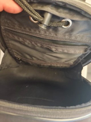 Mini Zaino Transit Nero Vintage