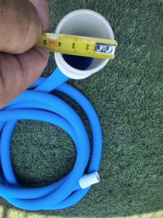 Manguera Piscina Azul + Reductor