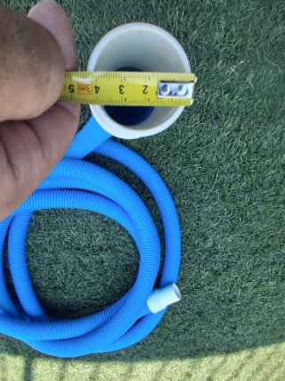 Manguera Piscina Azul + Reductor