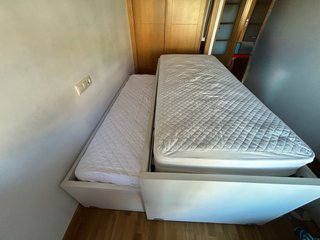 Cama nido con cajones y 2 colchones