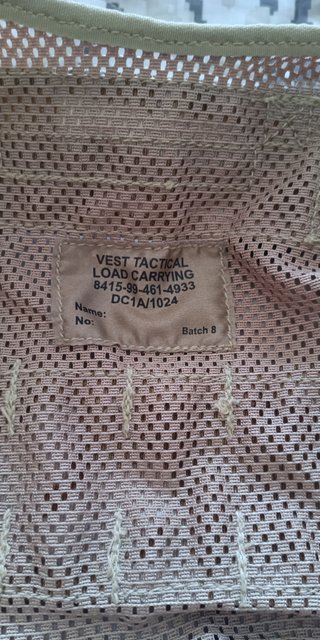Chaleco militar camuflaje ejercito britanico