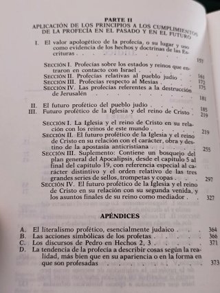 Profecia Naturaleza, Funcion E: Biblical Prophecy