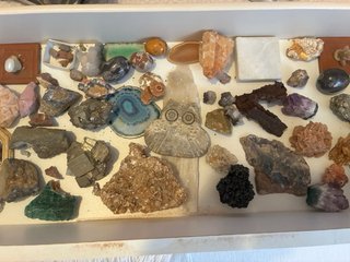 Gran colección de minerales, fósiles, corales