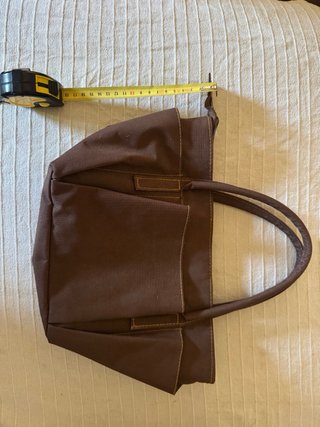 Bolso de mano marrón