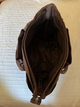 Bolso de mano marrón