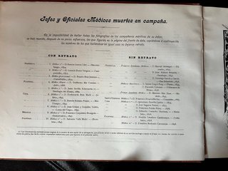 Álbum-Escalafón Cuerpo Sanidad Militar 1900 fotos