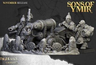 Cañón Enano Lanzallamas - Sons of Ymir