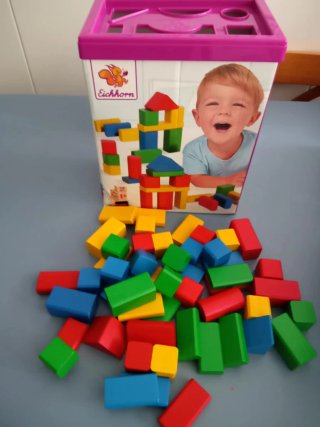 Bloques de madera para niños
