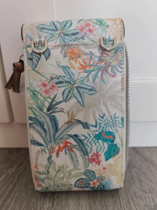 Bolso de cruzar estampado tropical