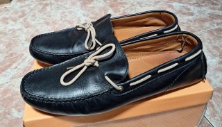 Mocasines Nauticos Negros Zara de Hombre Talla 44