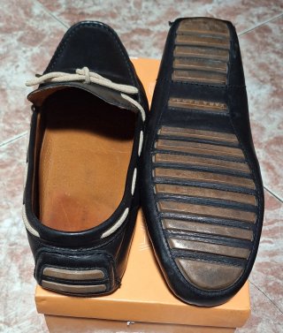 Mocasines Nauticos Negros Zara de Hombre Talla 44