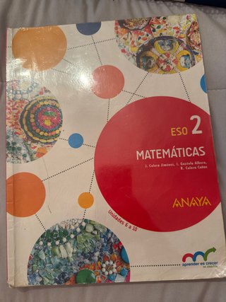 Matemáticas ESO 2 Anaya