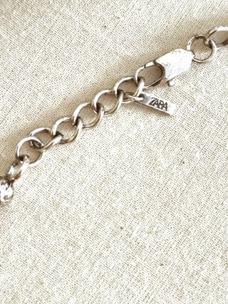Zara Collar Maxi Charms Medallones Grabados