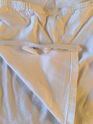Top halter blanco con bolsillo