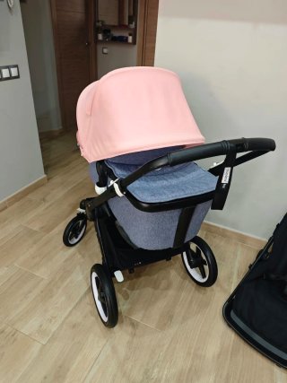 Cochecito Bugaboo Fox Rosa y Gris