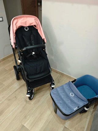 Cochecito Bugaboo Fox Rosa y Gris