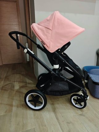 Cochecito Bugaboo Fox Rosa y Gris