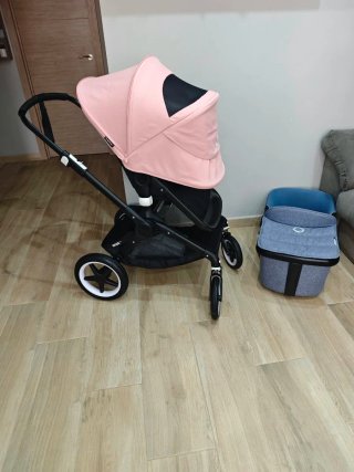 Cochecito Bugaboo Fox Rosa y Gris