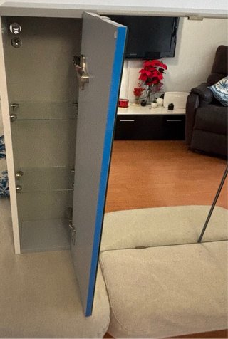 Armario espejo baño 120cm LED
