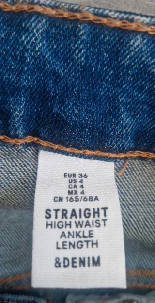 Pantalón recto H&M Talla 36