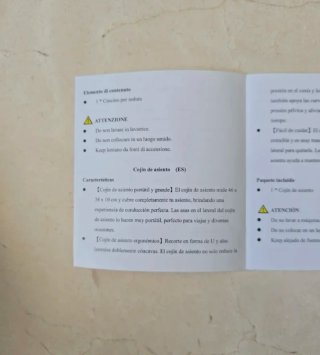 Cuscino ergonomico PT per sedia ufficio