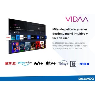 Smart TV Daewoo 55 QLED Nueva